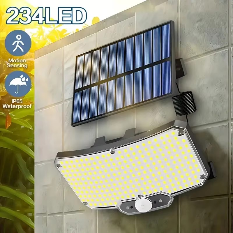 Outdoor Lighting For Patio - 234LED Solar Outdoor Lights Motion Sensor