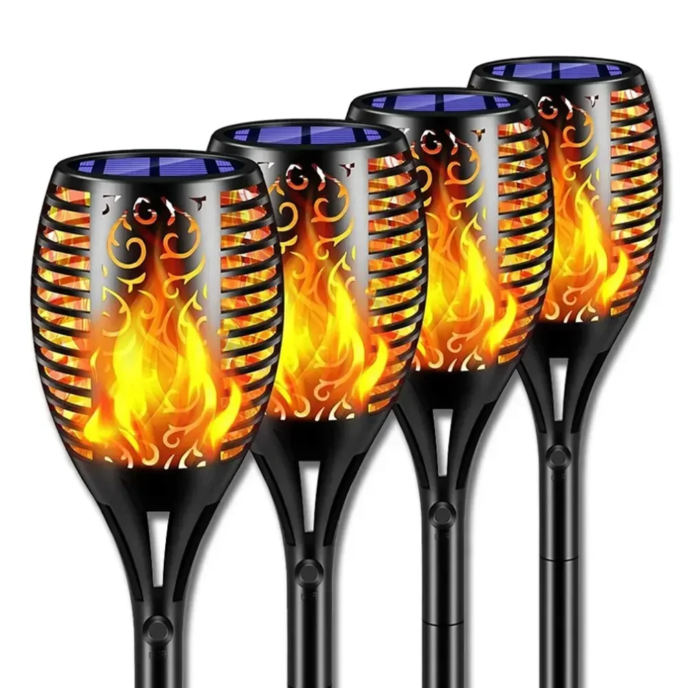 Fire Torch Solar - Outdoor Solar Garden Torch Light Flickering