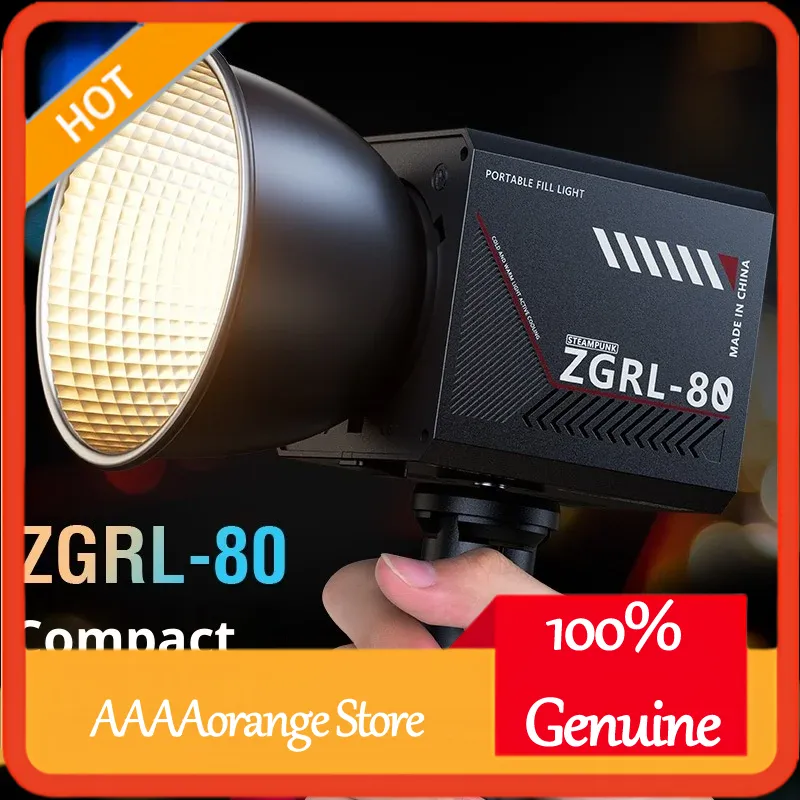 Outdoor Lighting For Photography - ZGRL80 80W COB LED Video Light