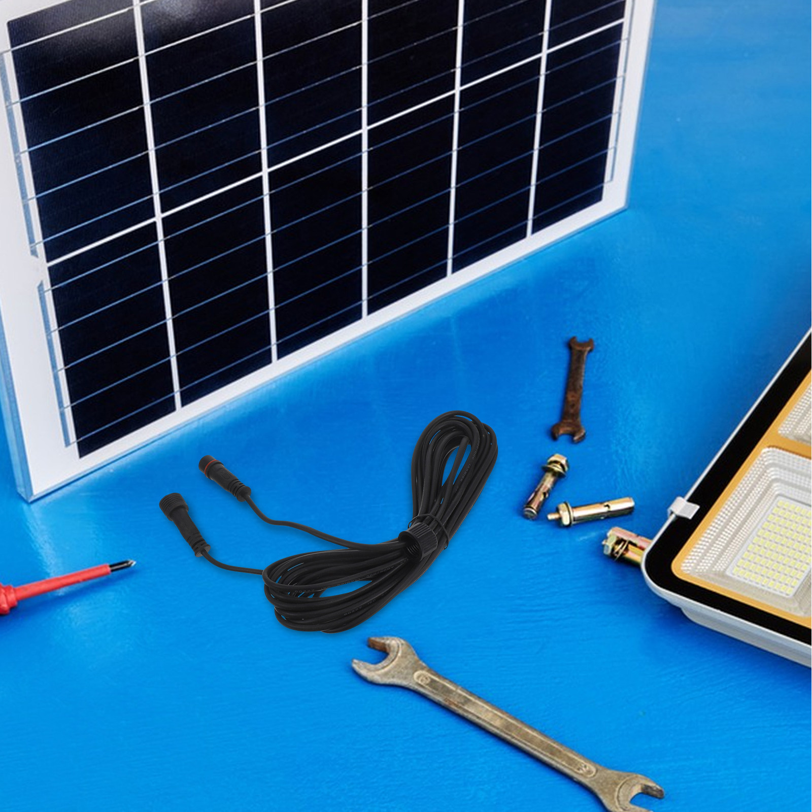 Outdoor Lighting Extension Cord - Solar Light Extension Cable 15M Uv-Resistant