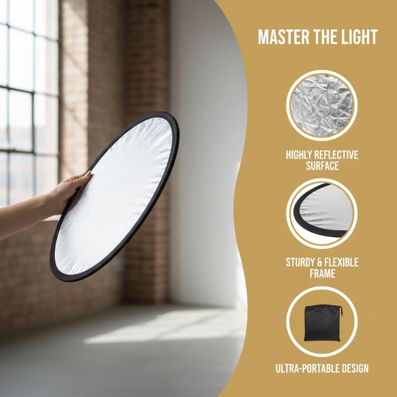 Outdoor Lighting For Photography - 5 in 1 Round Photography Reflector