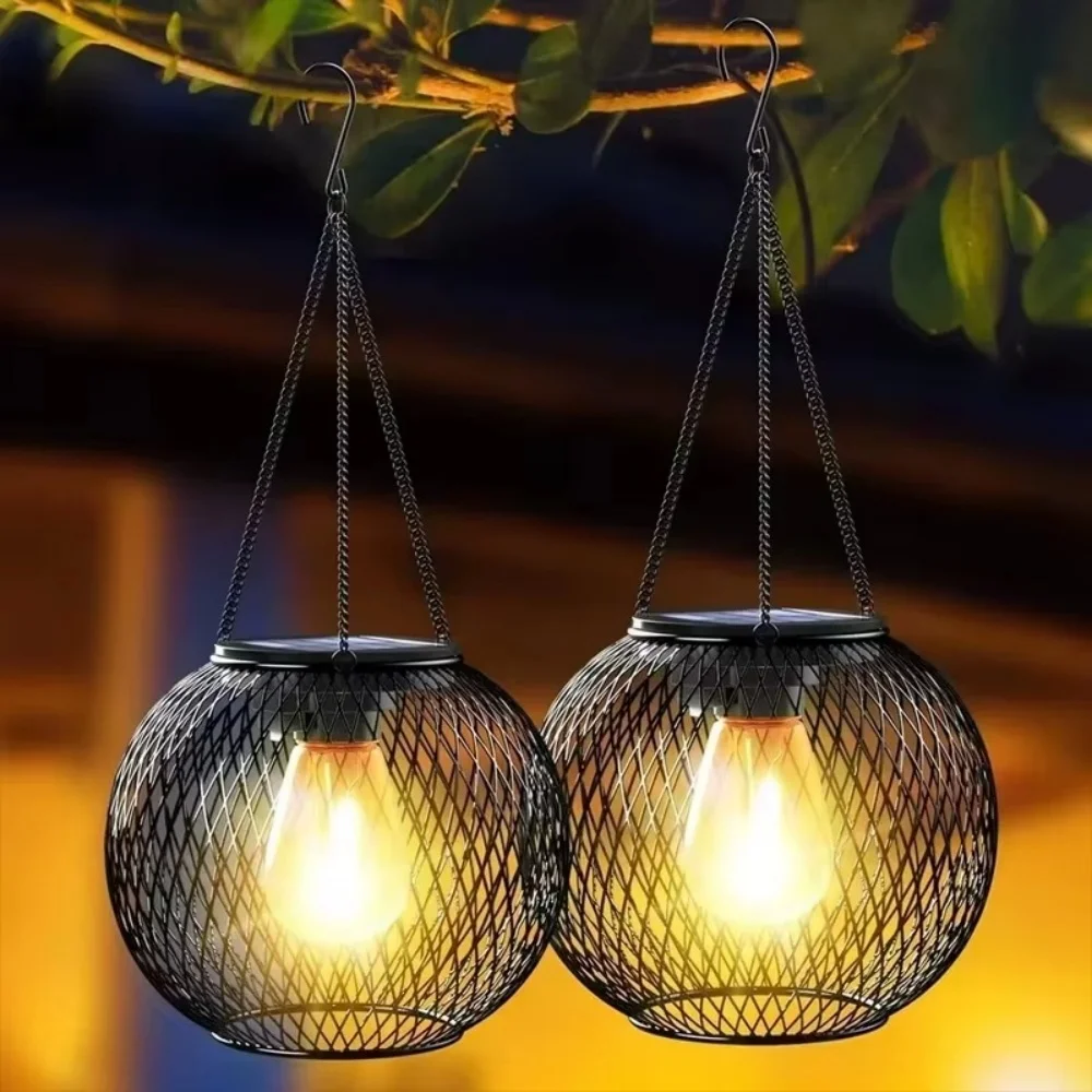 Outdoor Lighting Manufacturers - Solar Lantern Iron Art Outdoor Spherical