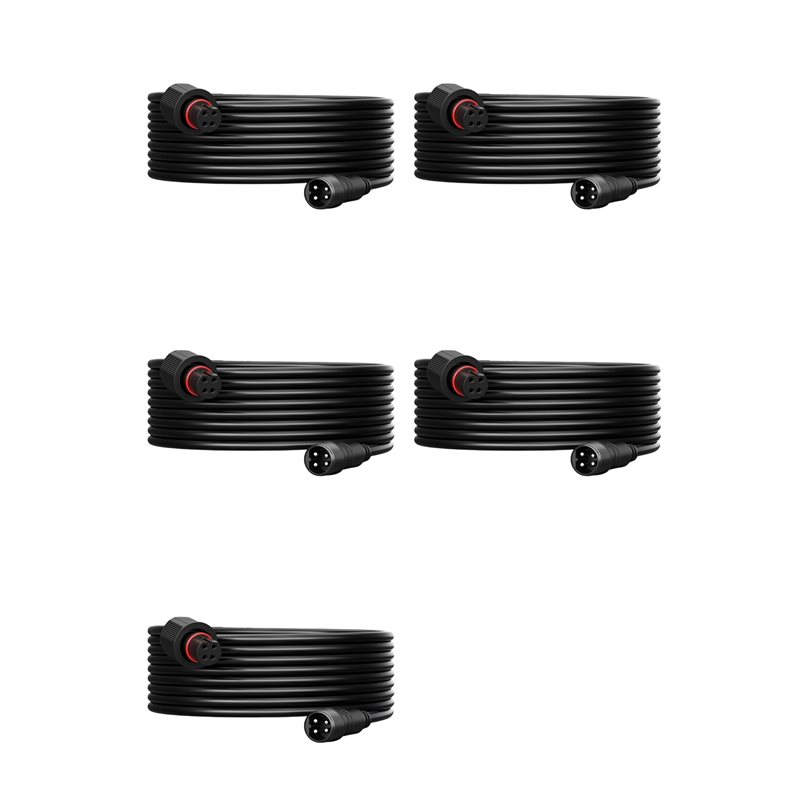 Exquisite-5Pcs 10FT Extension  - đánh giá và giá Outdoor Lighting Extension Cord