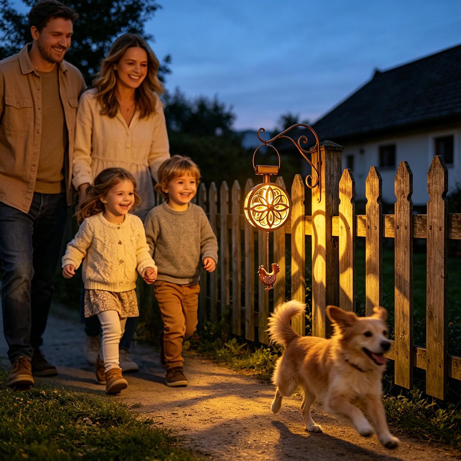 Solar Outdoor Hanging Pendant  - đánh giá và giá Outdoor Lighting Yard Decoration