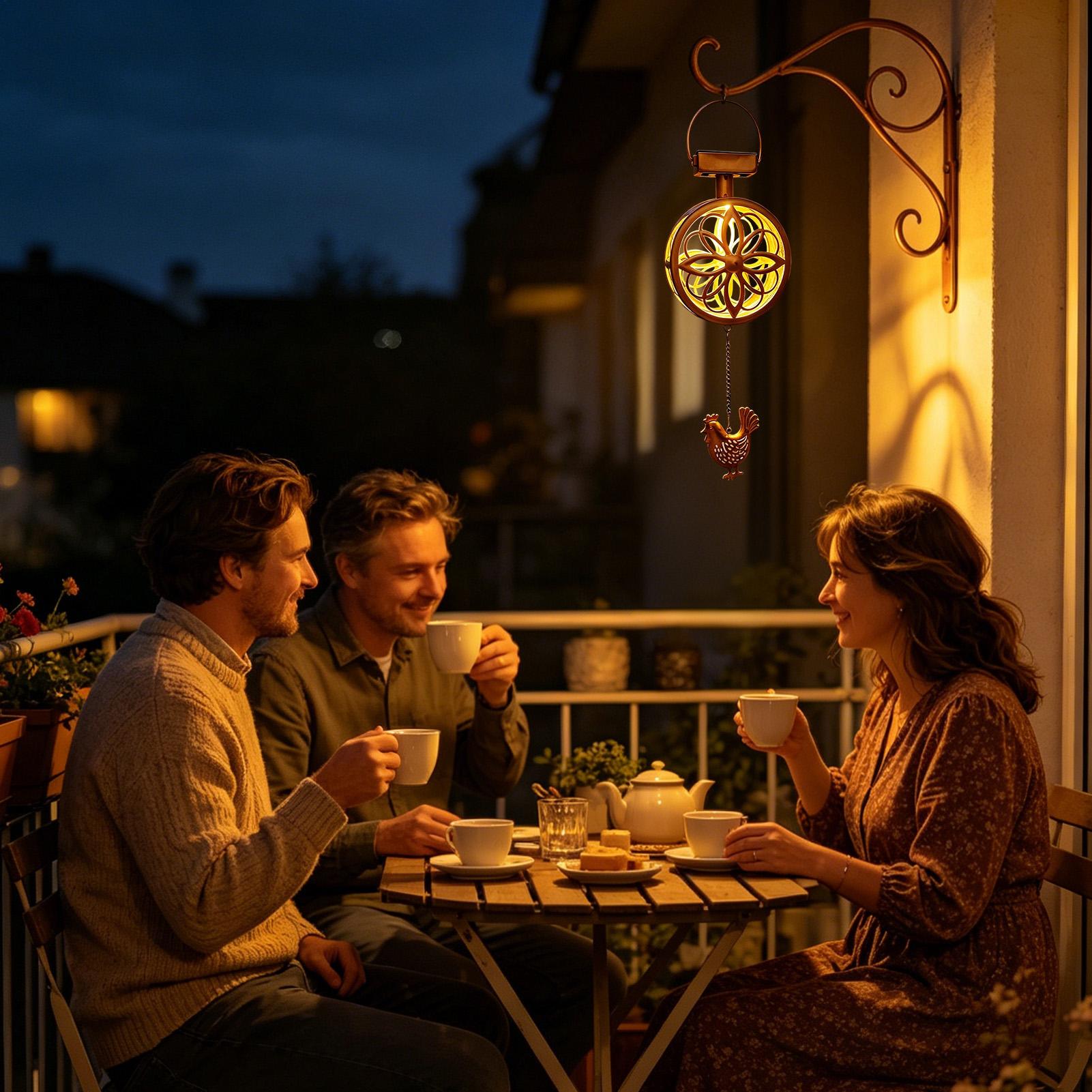 Solar Outdoor Hanging Pendant  - đánh giá và giá Outdoor Lighting Yard Decoration