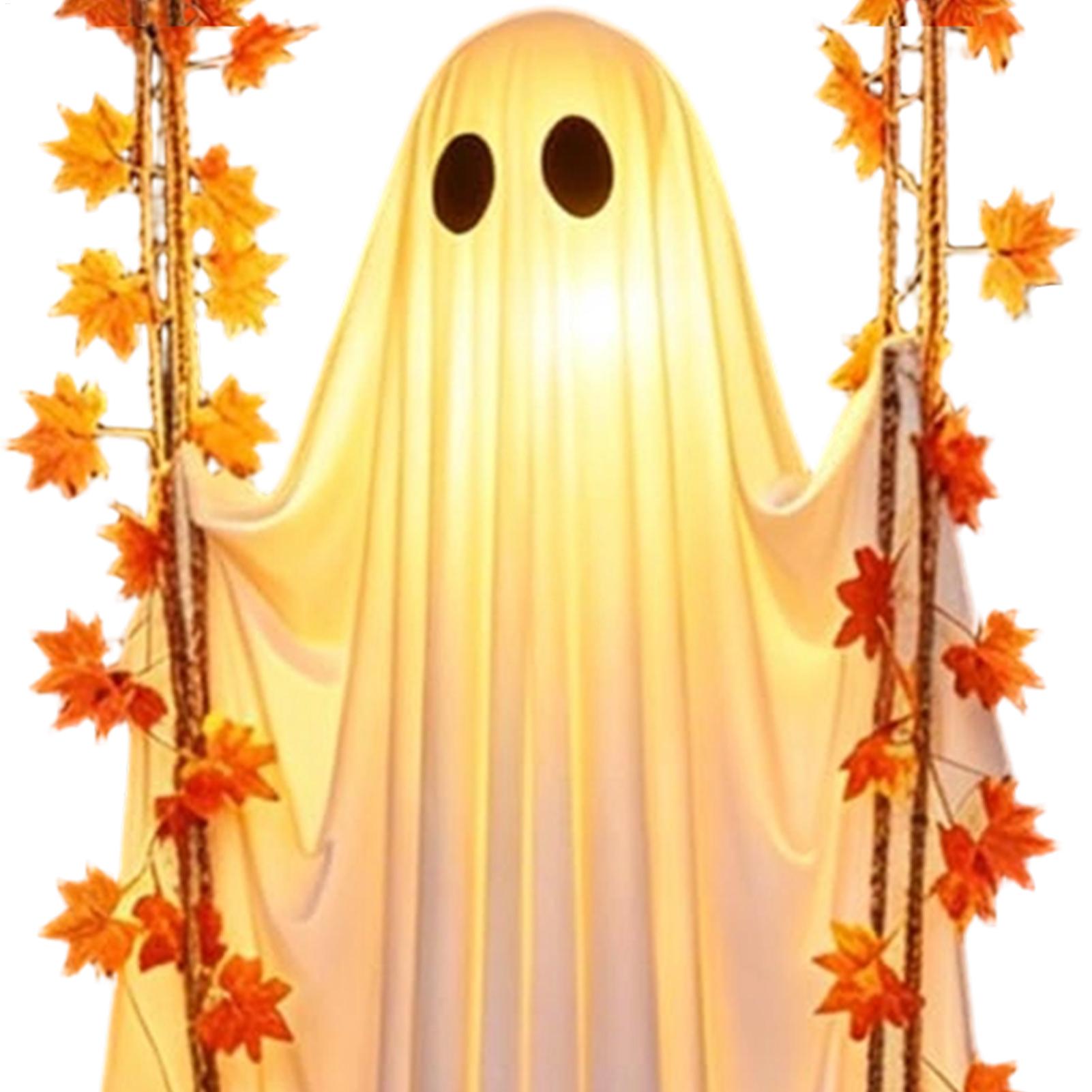 Swinging Ghost Light Up Spooky - đánh giá và giá Outdoor Lighting Front Yard