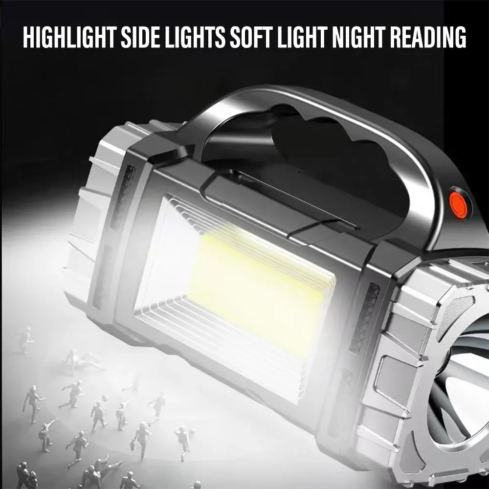 2024 Powerful LED Flashlight U - đánh giá và giá Fire Torch Solar