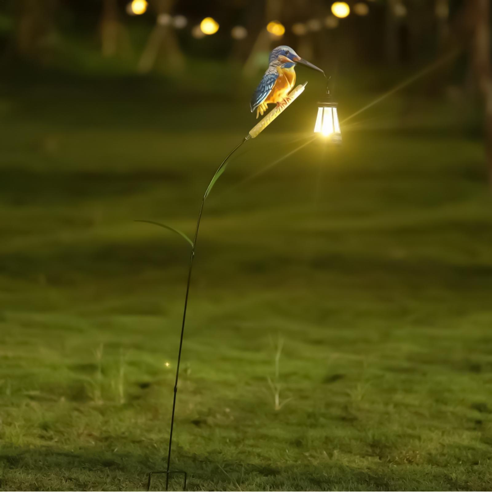 Solar Powered Kingfisher Light - đánh giá và giá Bollard Light Garden