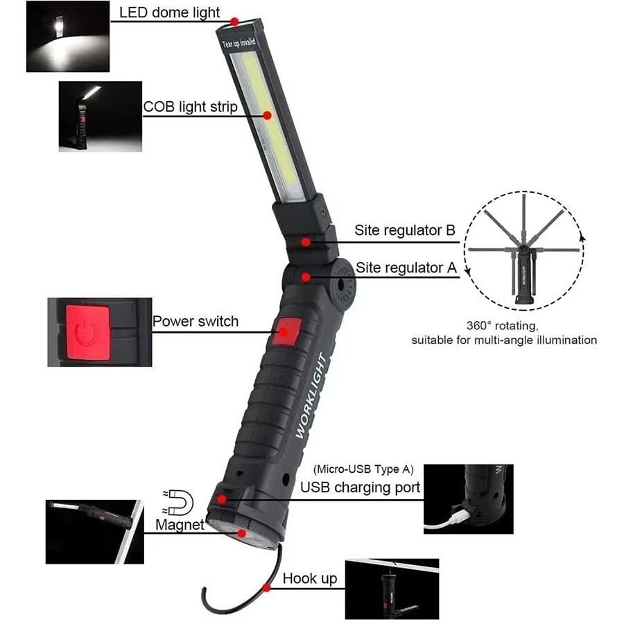 Portable LED Flashlight with M - đánh giá và giá Outdoor Lighting Globes
