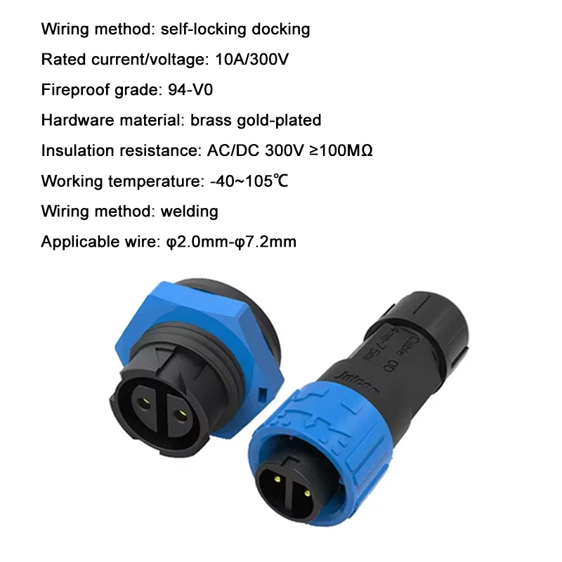 2Pin M16 Power Connector Self- - đánh giá và giá Outdoor Lighting Wire Connectors