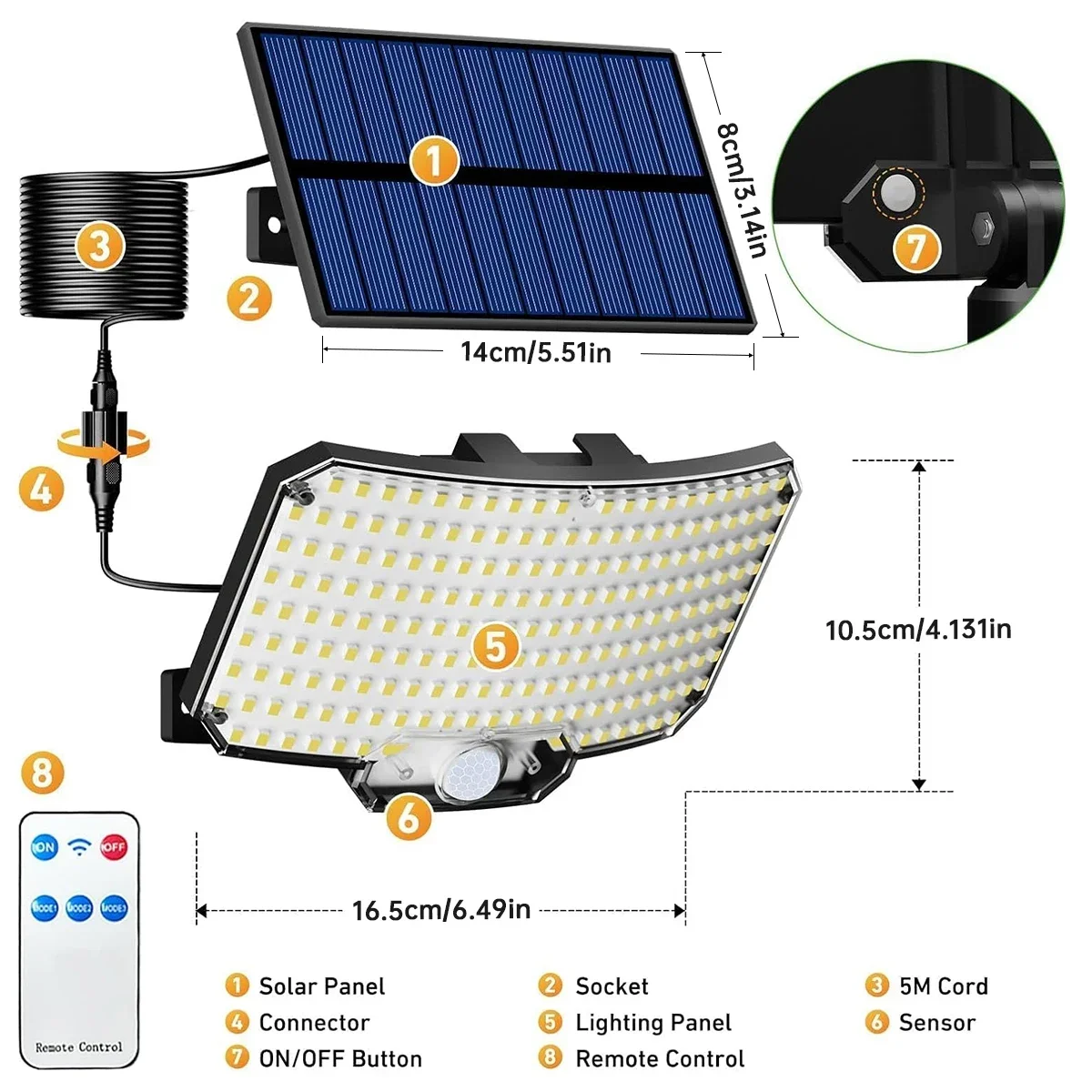 234LED Solar Outdoor Lights Mo - đánh giá và giá Outdoor Lighting For Patio