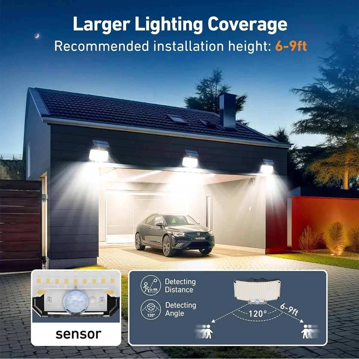 234LED Solar Outdoor Lights Mo - đánh giá và giá Outdoor Lighting For Patio