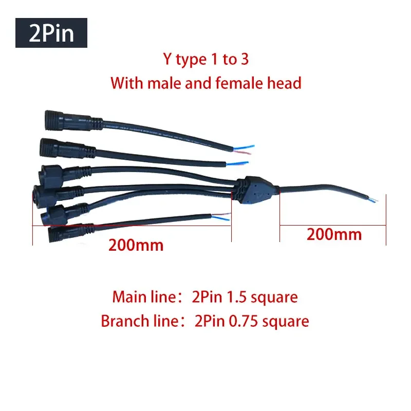 Waterproof Y-Type Wire Splitte - đánh giá và giá Outdoor Lighting Wire Connectors