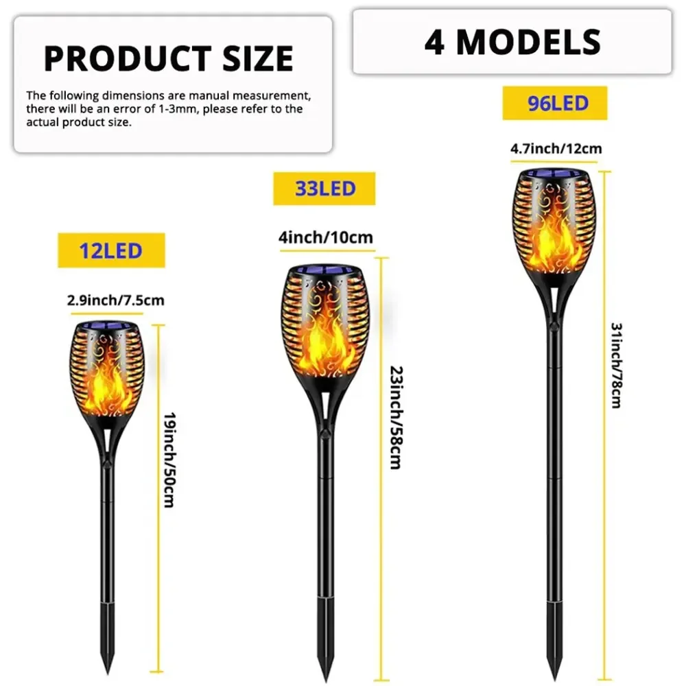 Outdoor Solar Garden Torch Lig - đánh giá và giá Fire Torch Solar