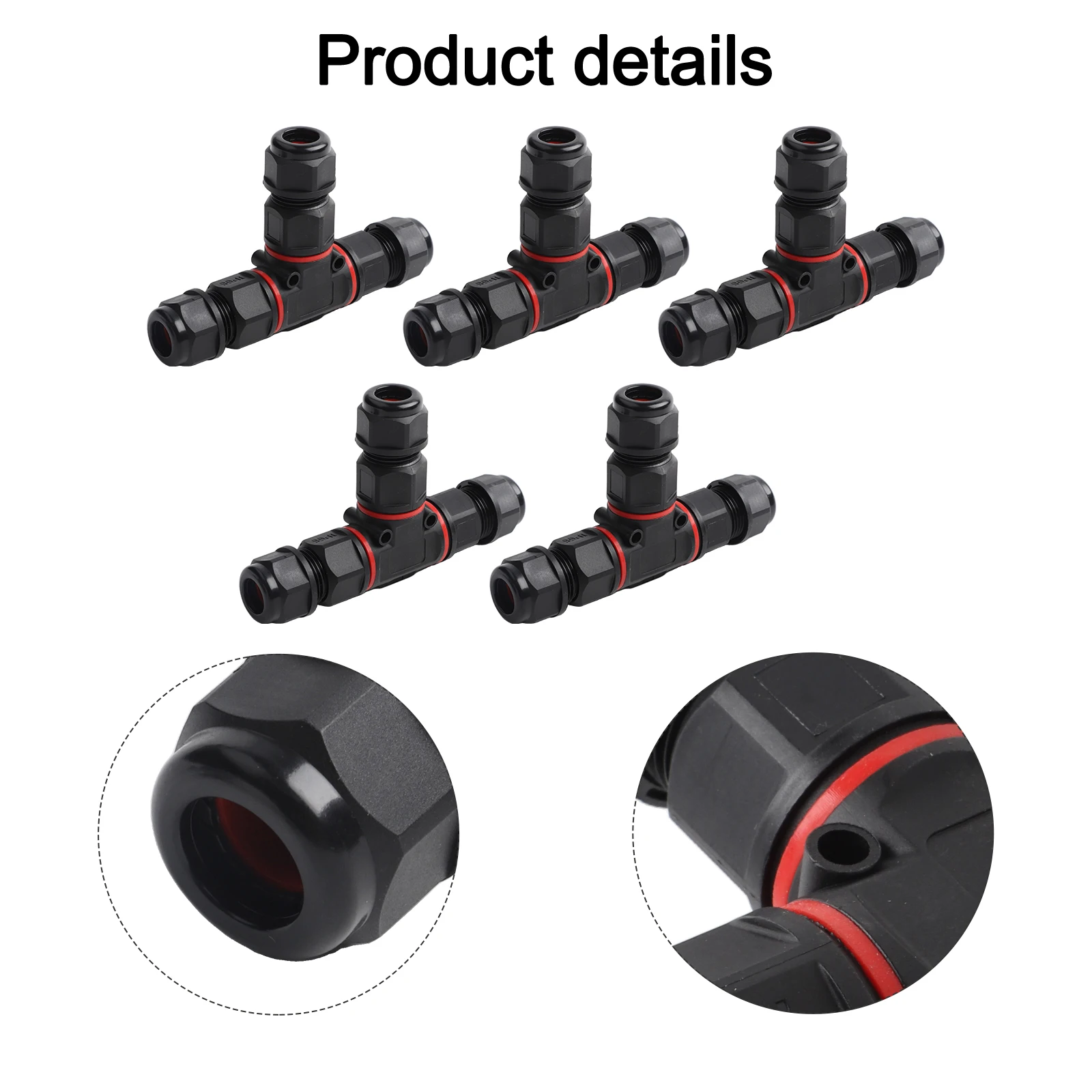 5Pcs IP68 Waterproof 3 Pin T S - đánh giá và giá Outdoor Lighting Junction