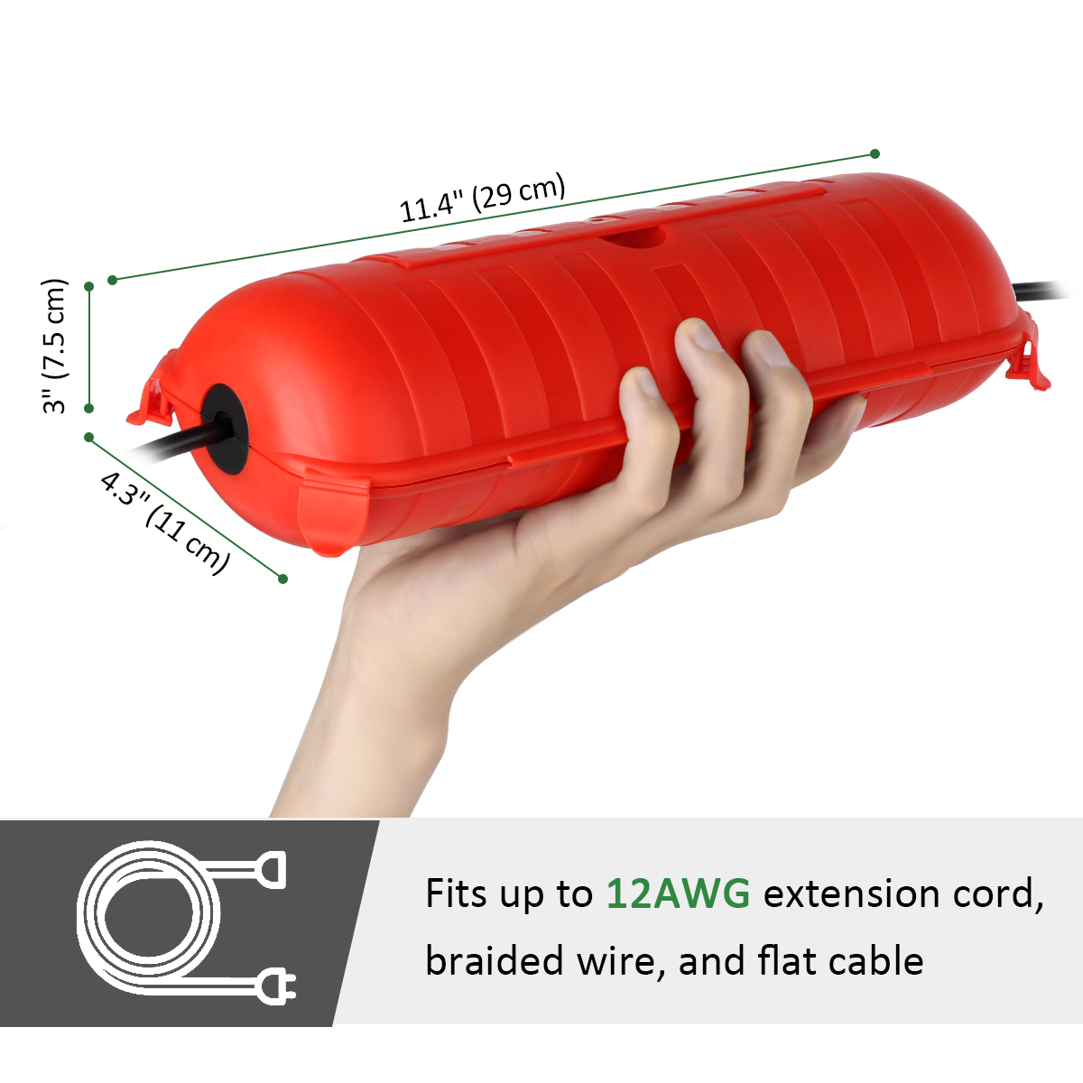 Weatherproof IP54 Outdoor Exte - đánh giá và giá Outdoor Lighting Extension Cord