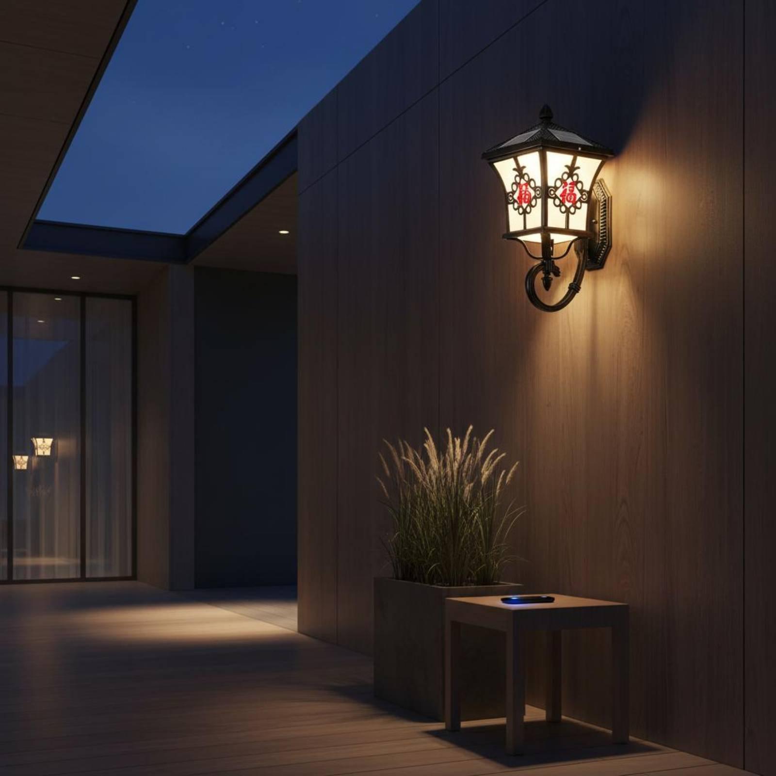 Solar Led Outdoor Wall Lamp El - đánh giá và giá Outdoor Lighting For Patio