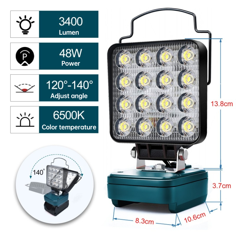 LED Work Light for BOSCH 18V B - đánh giá và giá Outdoor Lighting Electrician