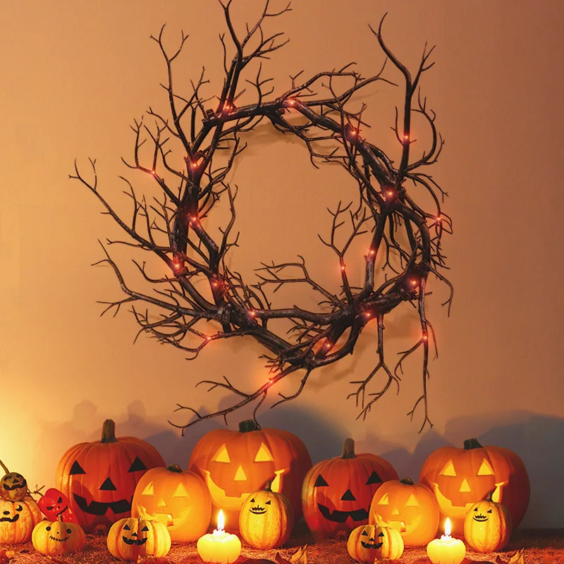 Halloween Decoration Wreath De - đánh giá và giá Outdoor Lighting Manufacturers