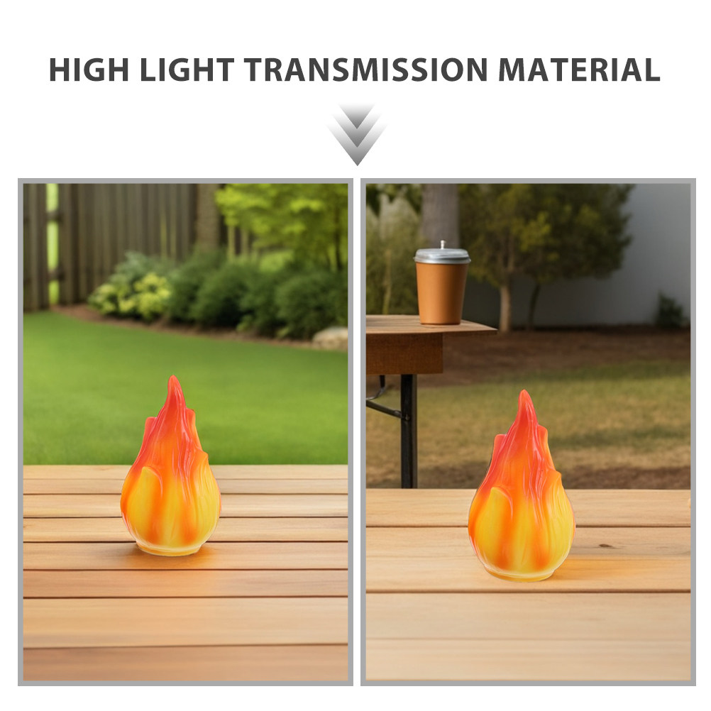 Flame Lamp Shade Plastic Cover - đánh giá và giá Fire Torch Solar