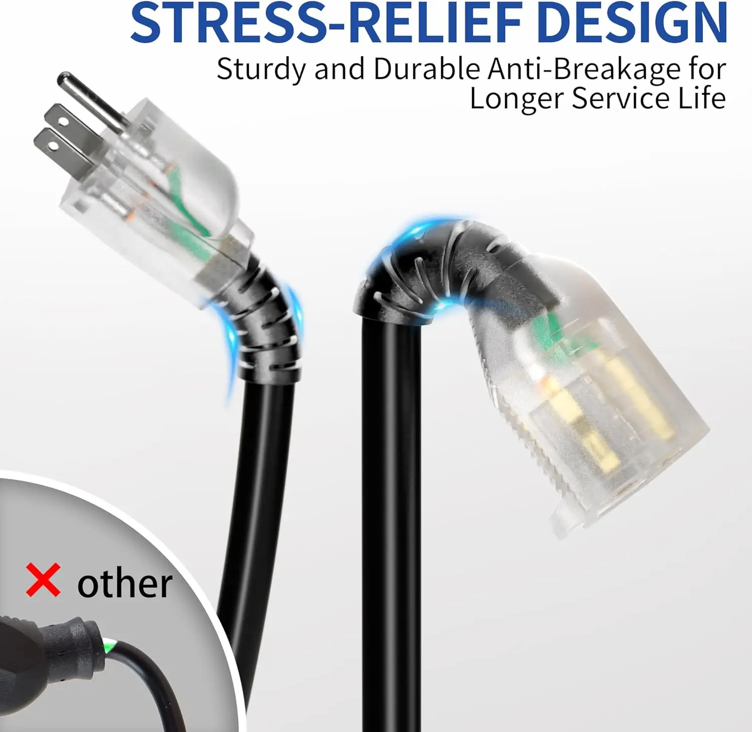 100ft Outdoor/Indoor Extension - đánh giá và giá Outdoor Lighting Extension Cord