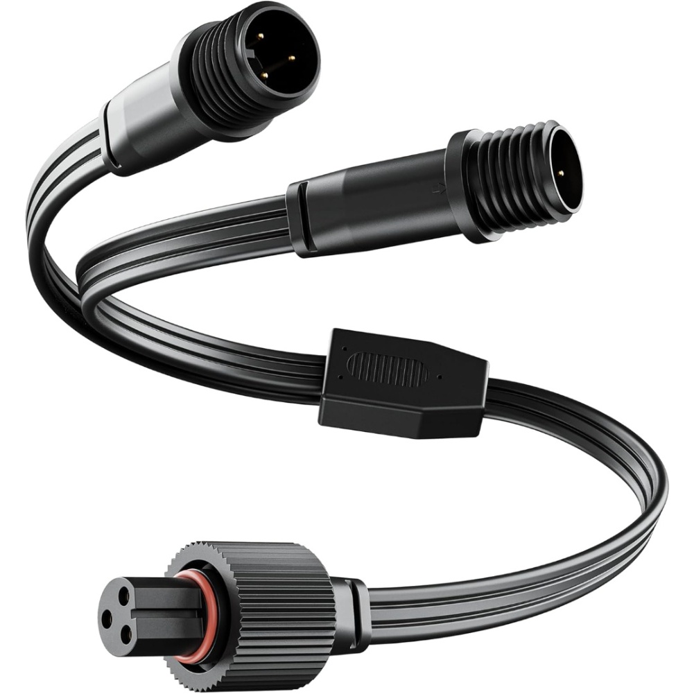 Waterproof Y-Shaped Power Spli - đánh giá và giá Outdoor Lighting Extension Cord