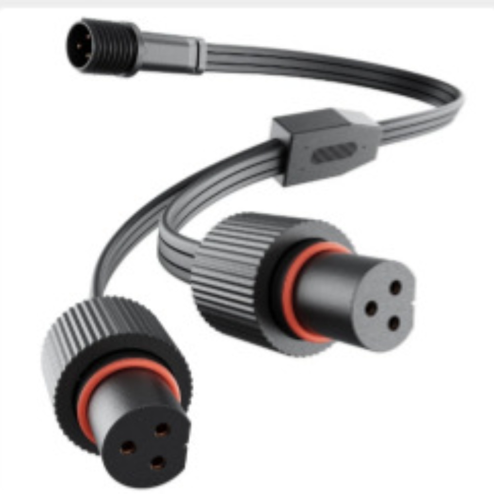 Waterproof Y-Shaped Power Spli - đánh giá và giá Outdoor Lighting Extension Cord