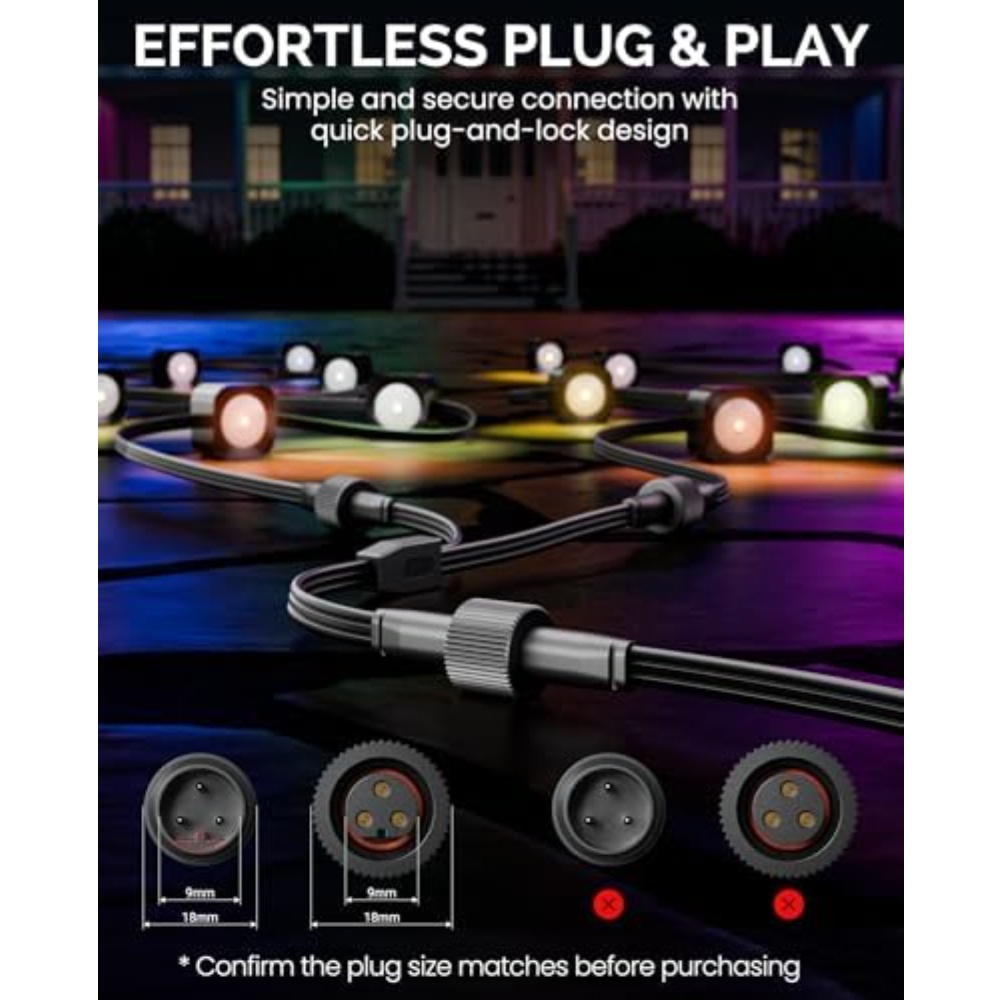 Waterproof Y-Shaped Power Spli - đánh giá và giá Outdoor Lighting Extension Cord