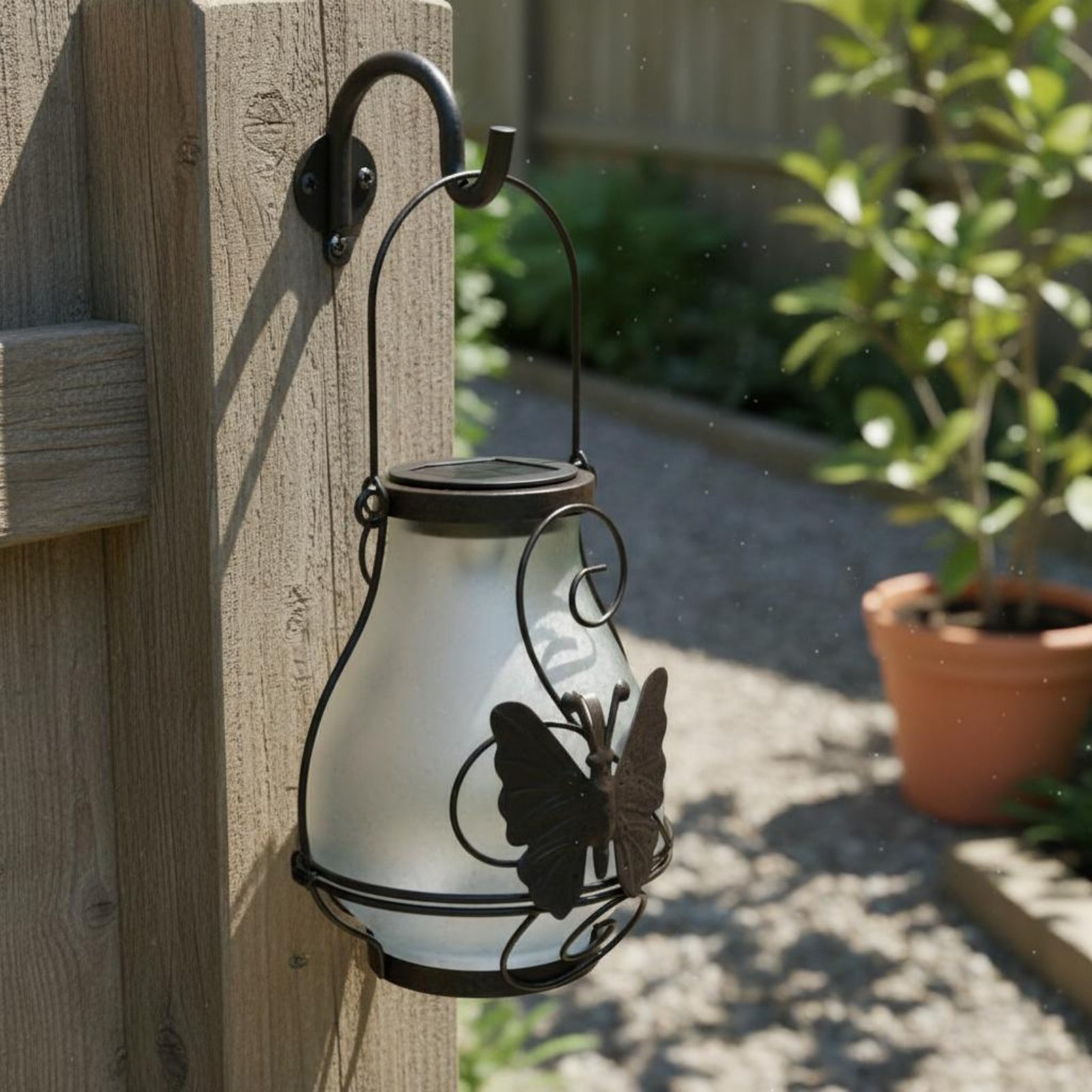 Solar Butterfly Lantern Waterp - đánh giá và giá Outdoor Lighting For Patio
