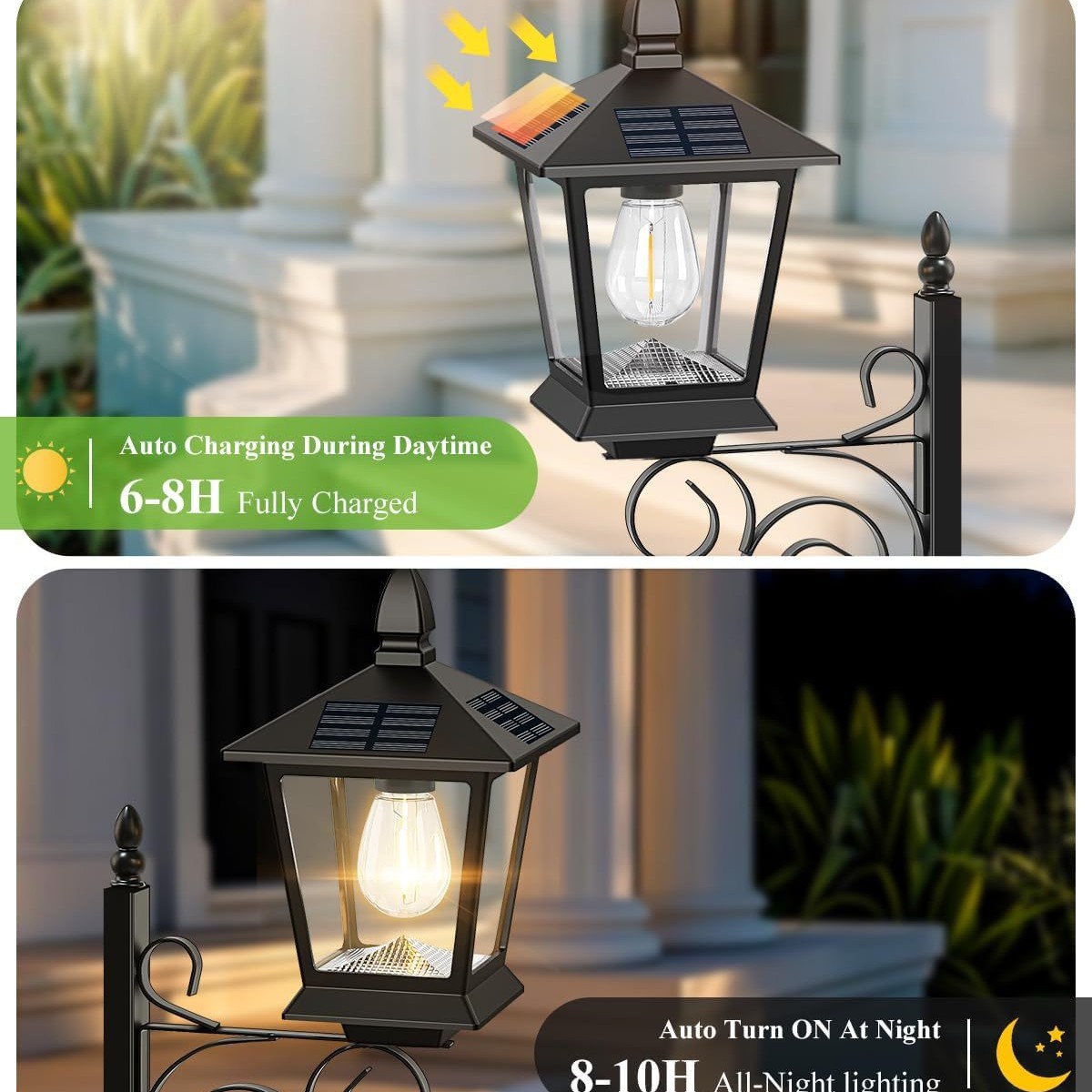 2 in 1 Solar Planter Lamp Wate - đánh giá và giá Outdoor Lighting For Patio
