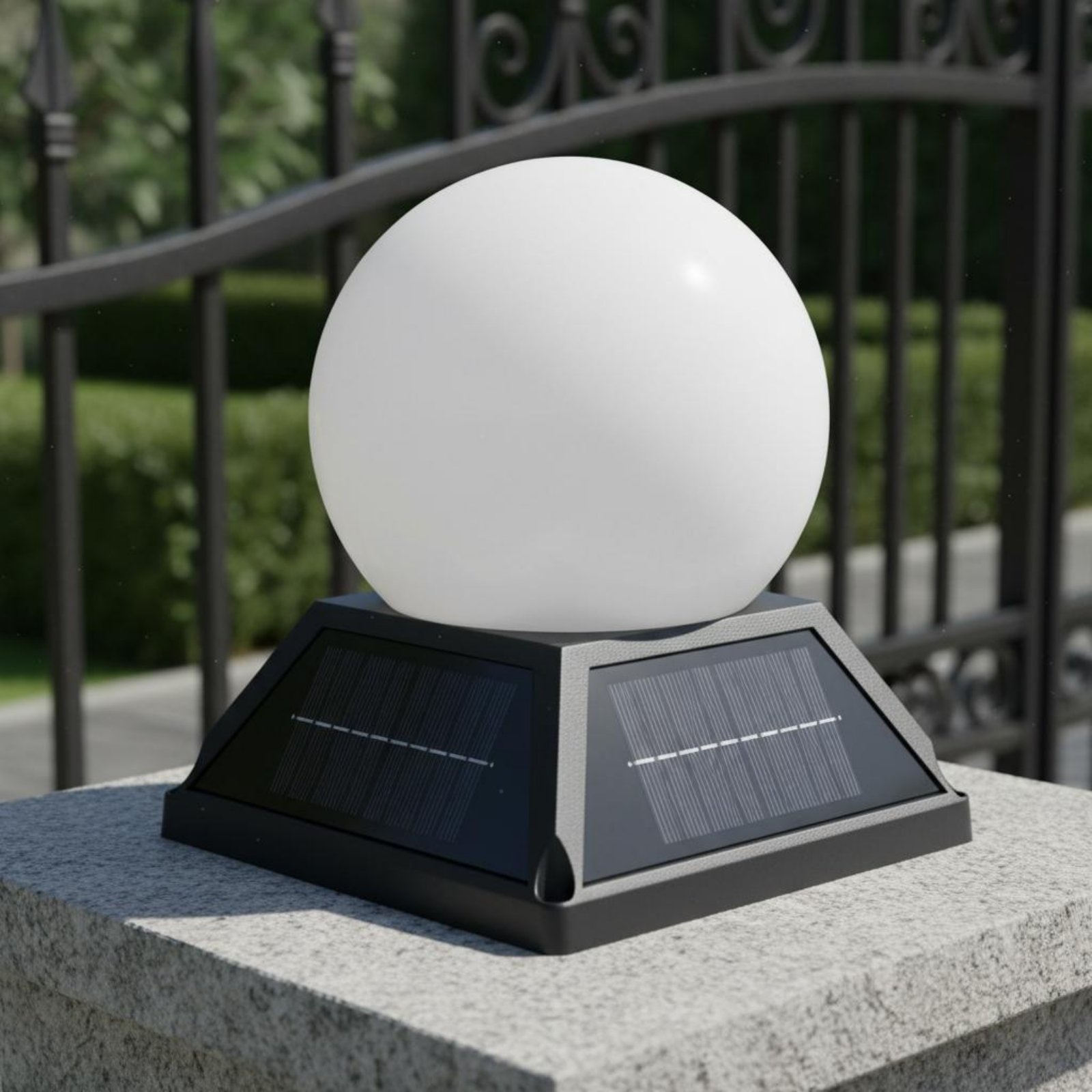 Solar Post Cap Light Wireless  - đánh giá và giá Outdoor Lighting Globes