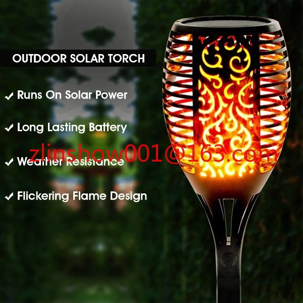 96led Outdoor Garden Decoratio - đánh giá và giá Fire Torch Solar