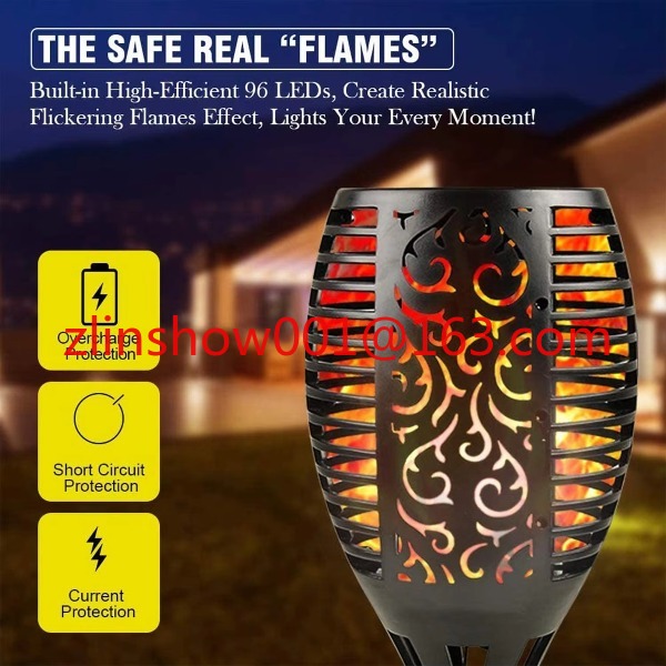 96led Outdoor Garden Decoratio - đánh giá và giá Fire Torch Solar