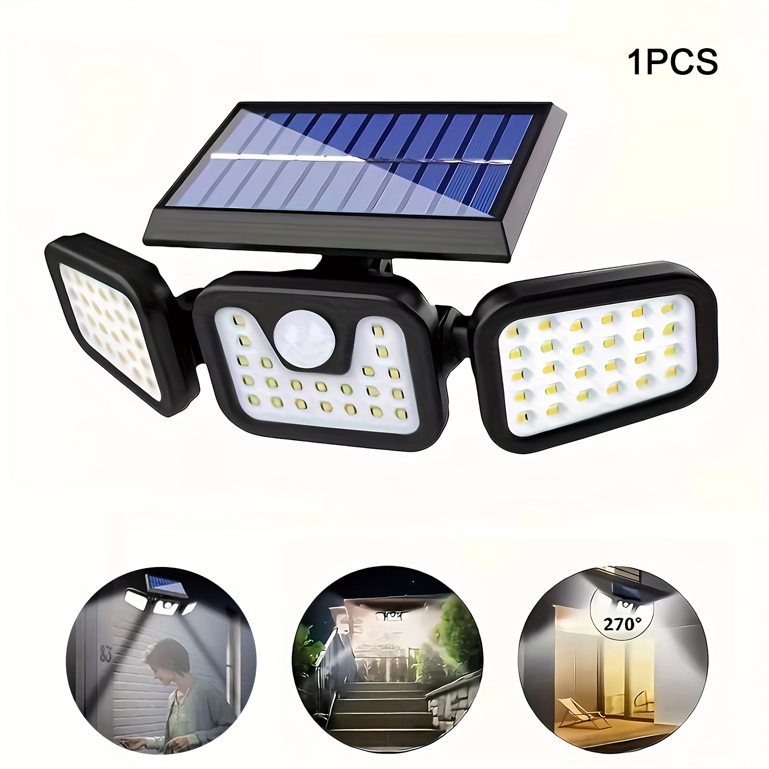 74 LED Solar Powered Motion Se - đánh giá và giá Outdoor Lighting Front Yard