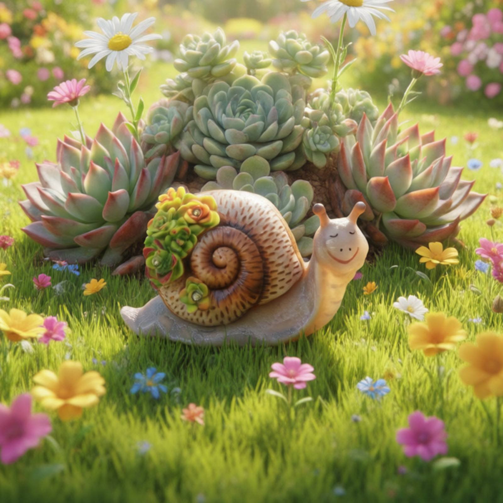 Cartoon Snail Decor Waterproof - đánh giá và giá Outdoor Lighting For Patio
