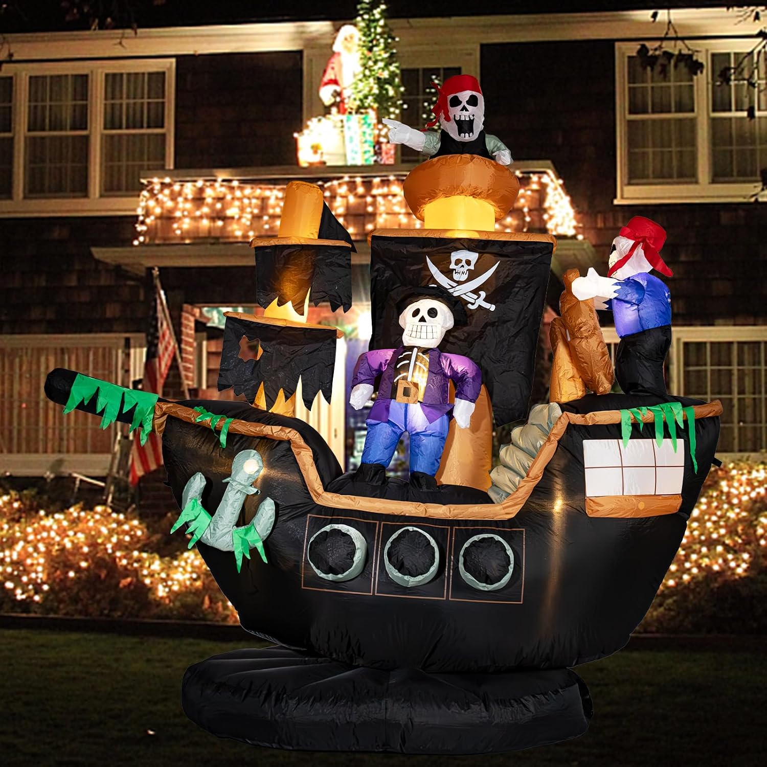 Outdoor Halloween Inflatable P - đánh giá và giá Outdoor Lighting Front Yard