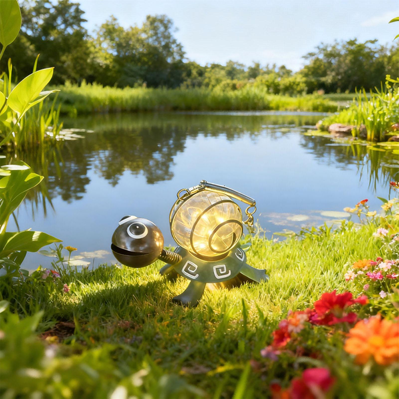 Turtle Solar Lights Outdoor Ga - đánh giá và giá Outdoor Lighting Yard Decoration
