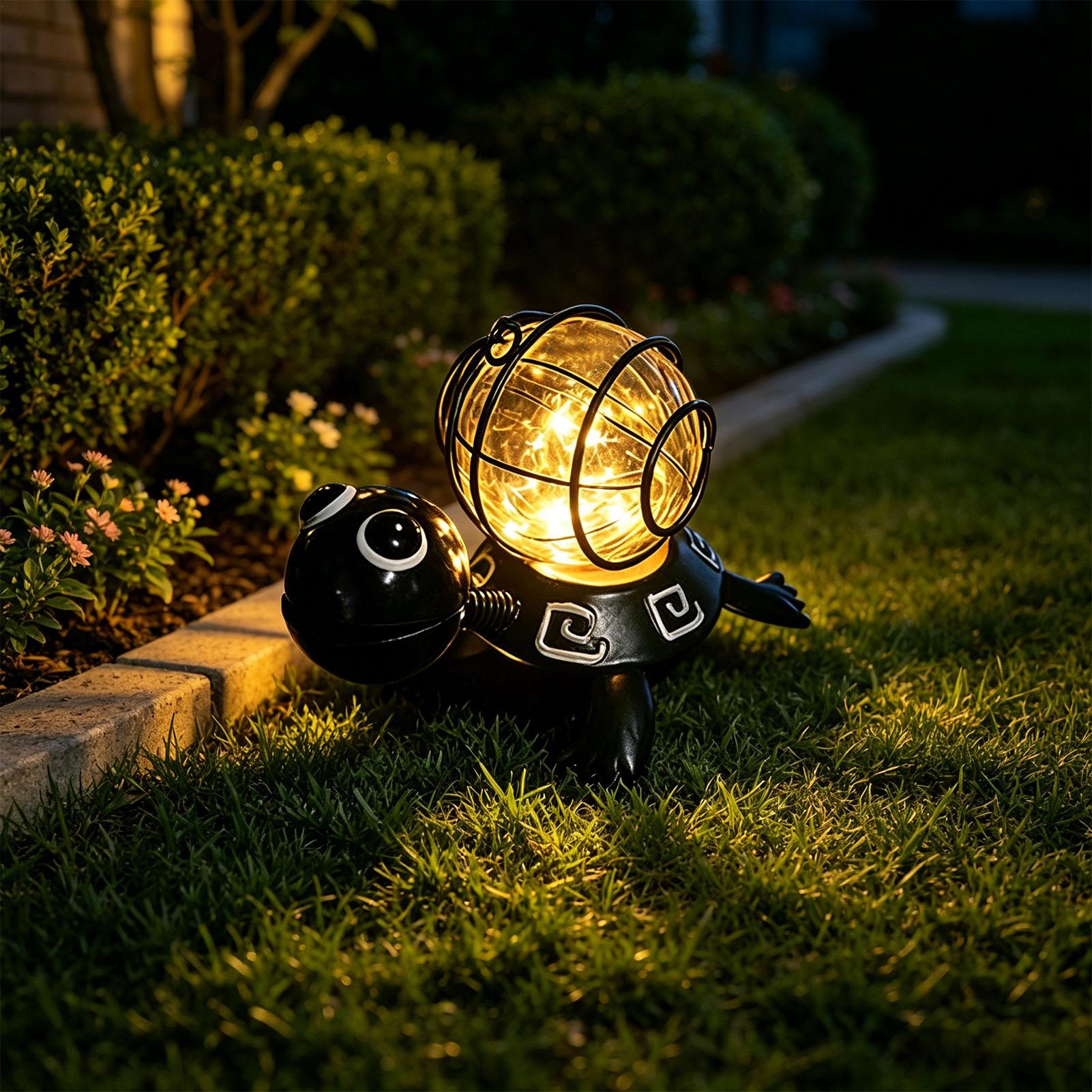 Turtle Solar Lights Outdoor Ga - đánh giá và giá Outdoor Lighting Yard Decoration