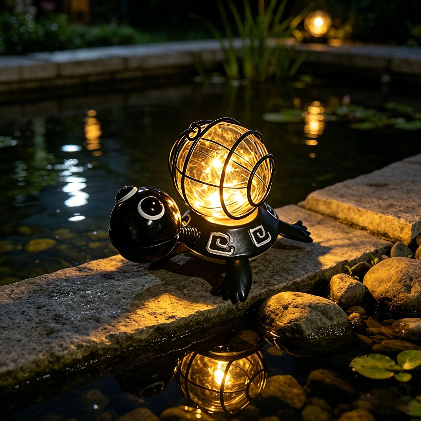 Turtle Solar Lights Outdoor Ga - đánh giá và giá Outdoor Lighting Yard Decoration