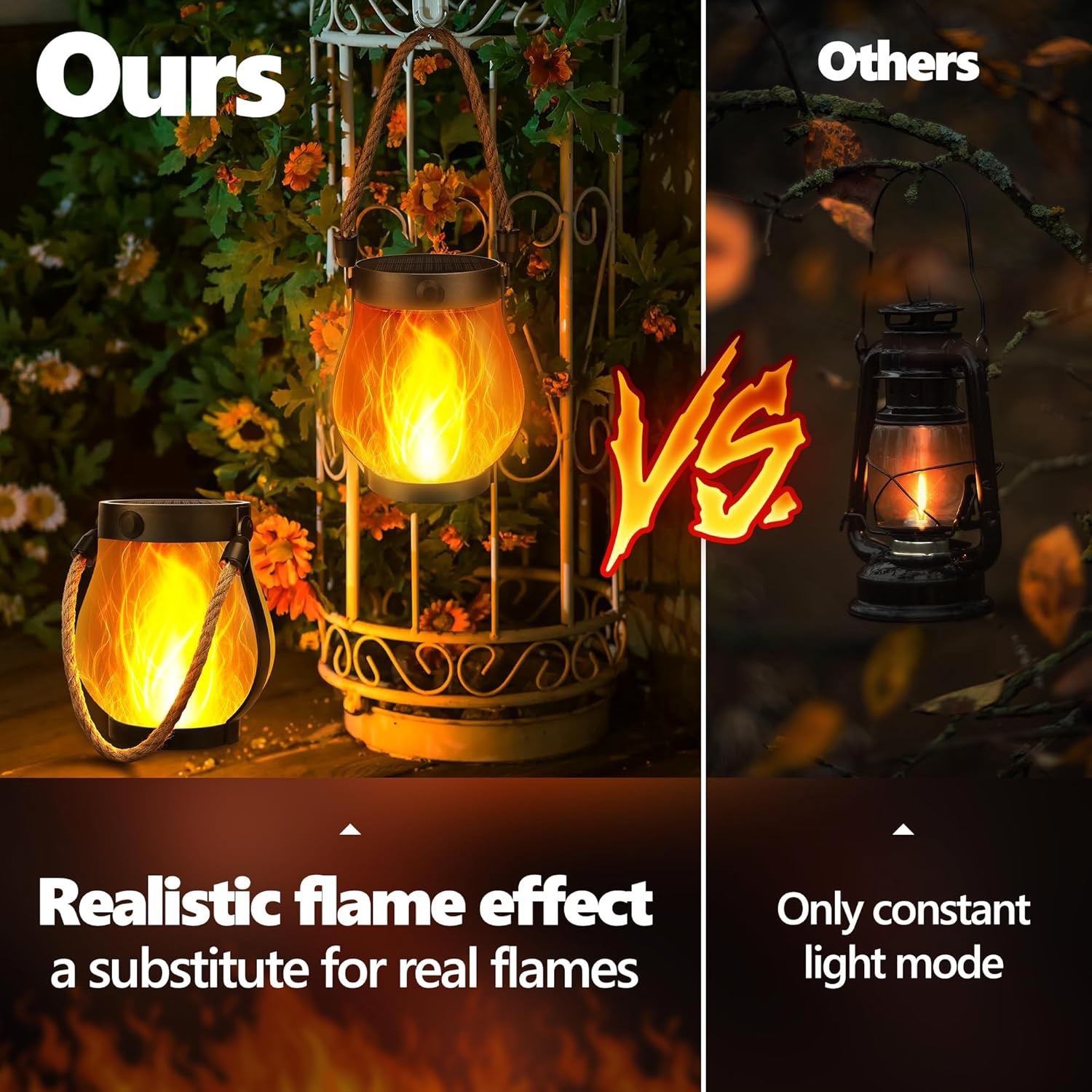 Solar Flame Hanging Lantern Ty - đánh giá và giá Fire Torch Solar