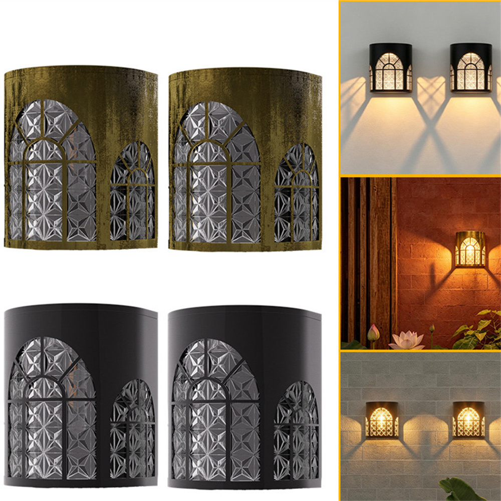 2pcs Outdoor Solar Fence Light - đánh giá và giá Outdoor Lighting Front Yard