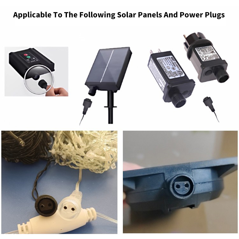 2Pin LED Connector with 25cm W - đánh giá và giá Outdoor Lighting Extension Cord