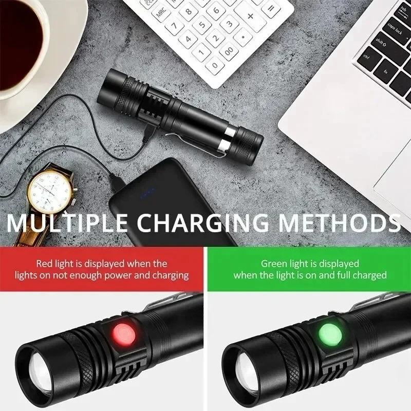 T6 LED Rechargeable Flashlight - đánh giá và giá Outdoor Lighting Ideas