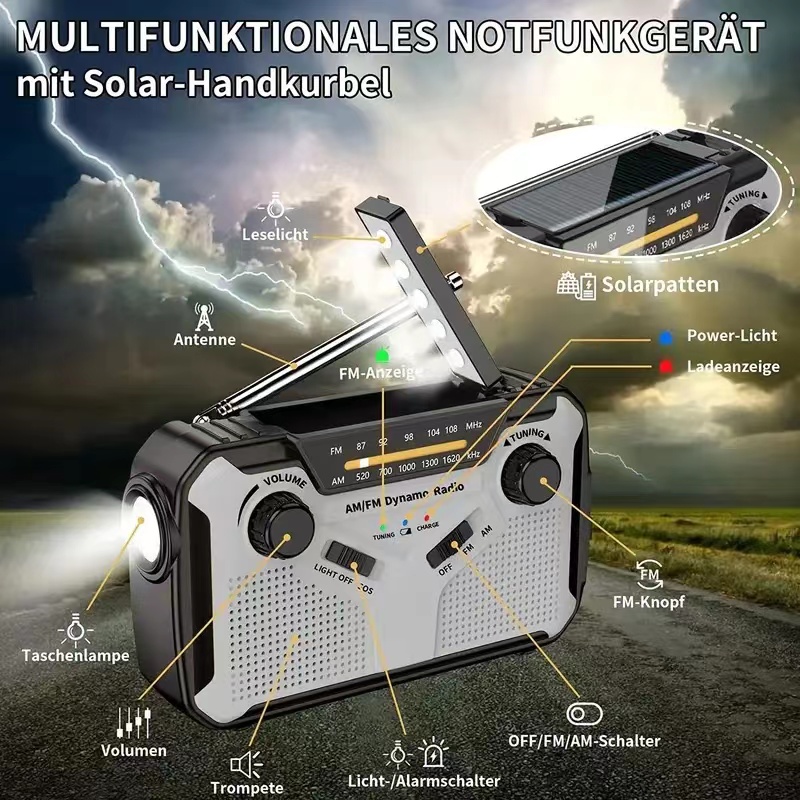 Solar Radio, AM/FM Portable Cr - đánh giá và giá Fire Torch Solar