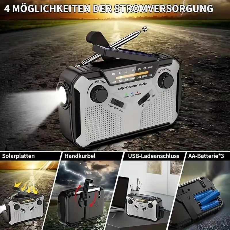 Solar Radio, AM/FM Portable Cr - đánh giá và giá Fire Torch Solar