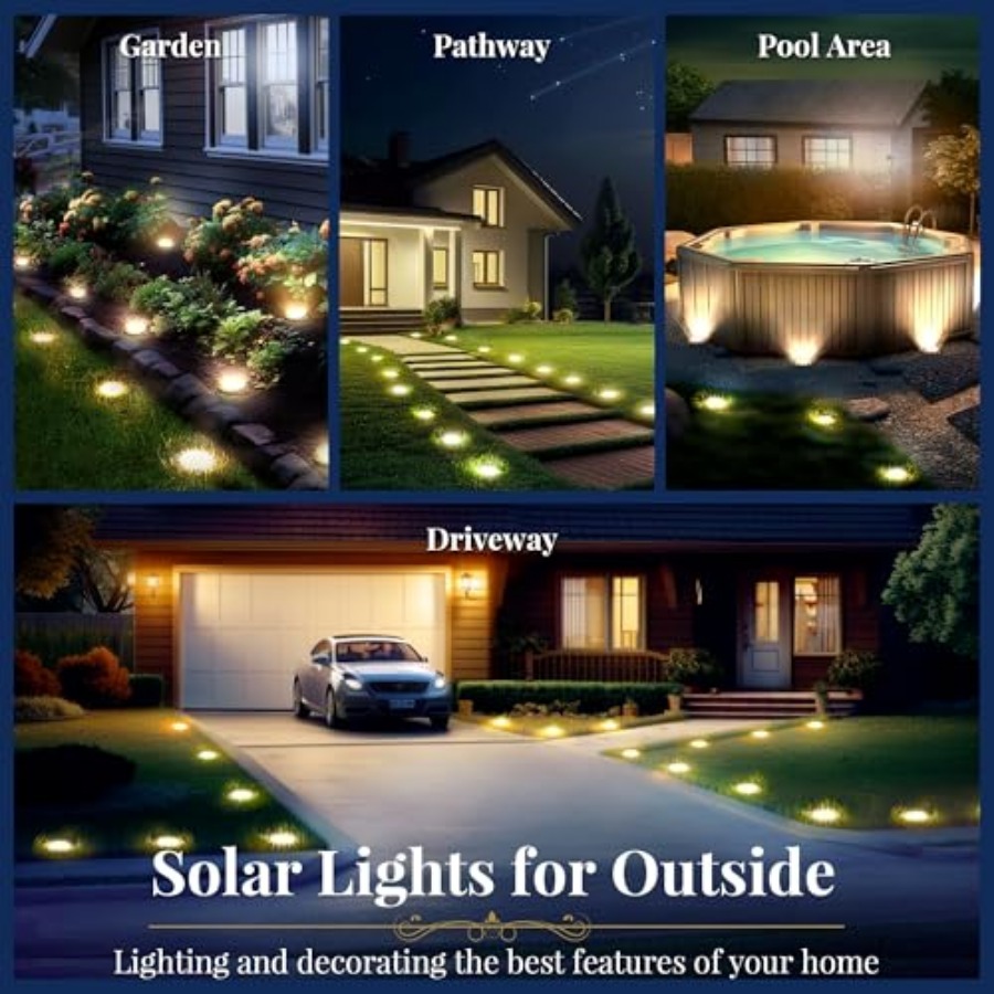 Solar Ground Lights Solar Ligh - đánh giá và giá Outdoor Lighting For Patio