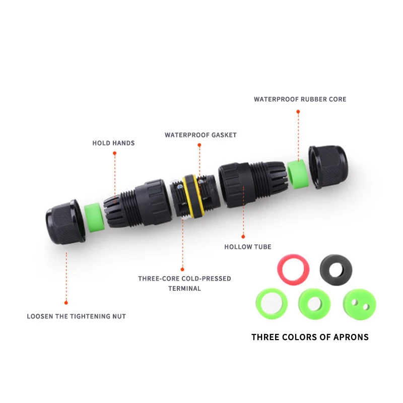 2Pin 3Pin M16 Cable Connector  - đánh giá và giá Outdoor Lighting Junction