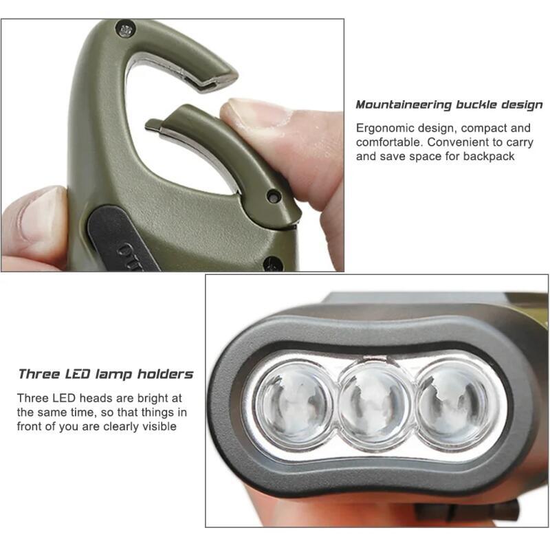 Hand Crank Solar Powered Recha - đánh giá và giá Fire Torch Solar